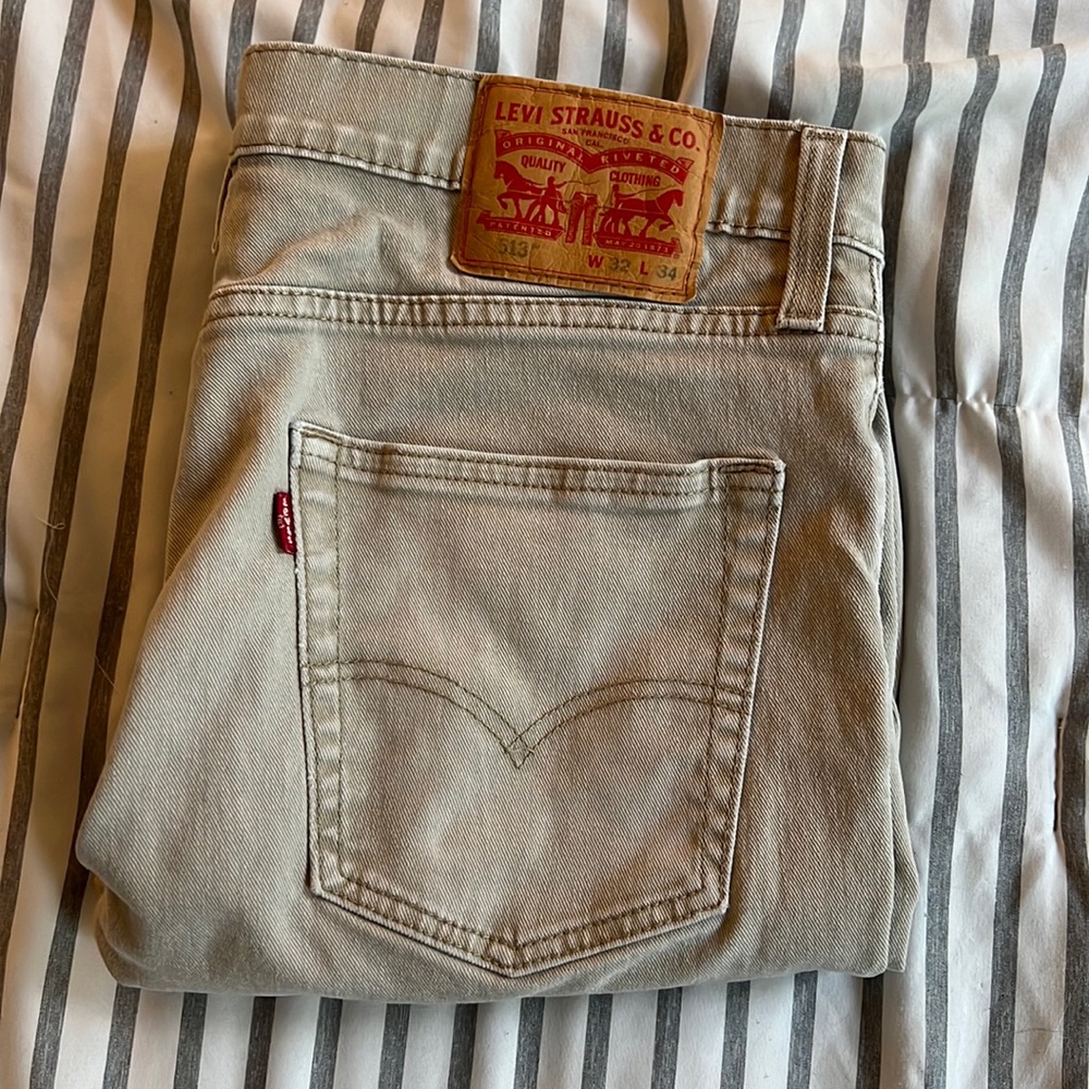 Levi’s 513 Men’s Slim Straight Jeans